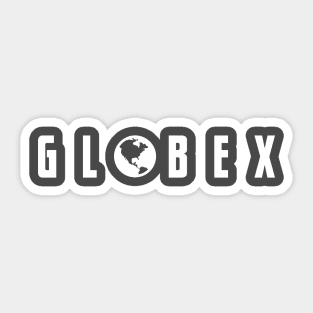 Globex (White) Sticker